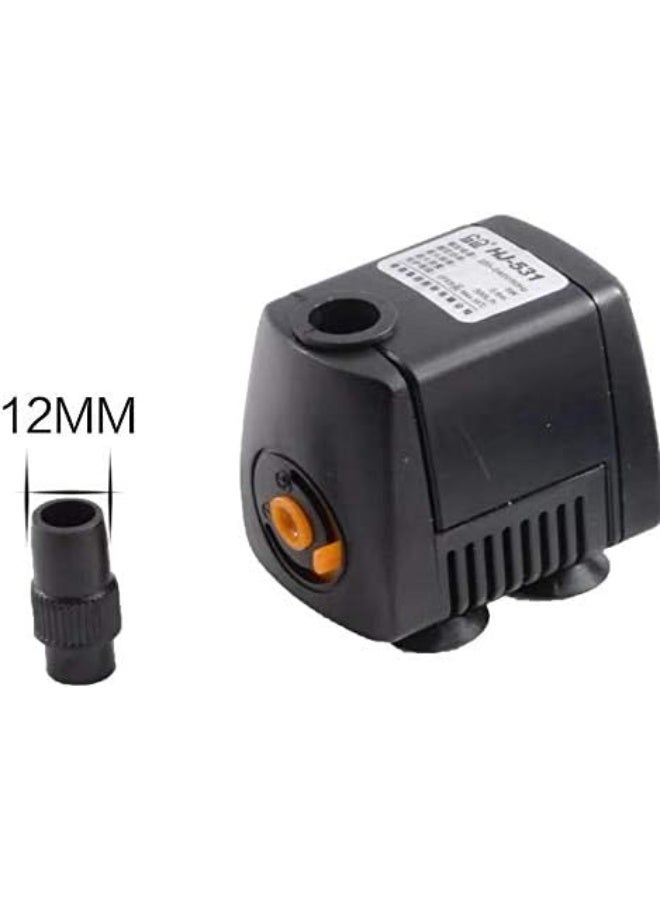 Sunsun HJ-531 5W Submersible Aquarium Water Pump – 350L/H Flow Rate, 0.6m Max Height – Multi-Function Pump for Fish Tank, Pond & Hydroponics - Image 4
